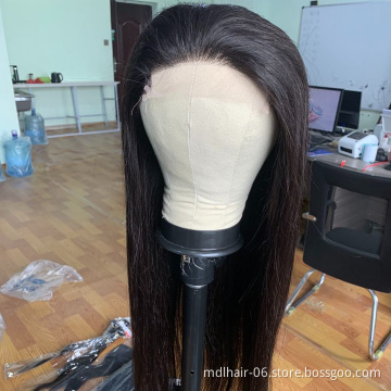Wholesale 100% Brazilian Virgin Hair HD 5x5 Closure Wig Straight Hair Density 150% 5*5 HD Lace Front Human Hair Wigs